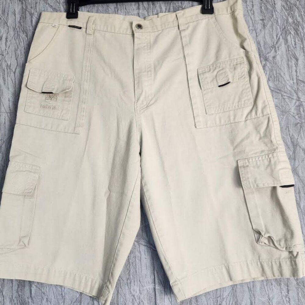 Timberland Men's Cargo Shorts Size 42 Gorpcore Athleisure Casual Y2K Skater